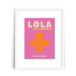 Colour-Pop Custom Birth Print - Lola Print