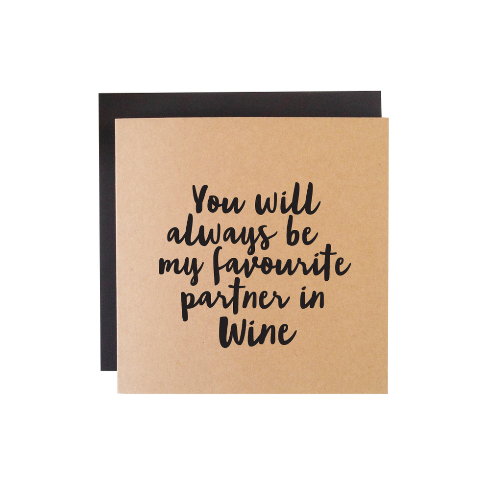 Partner in wine