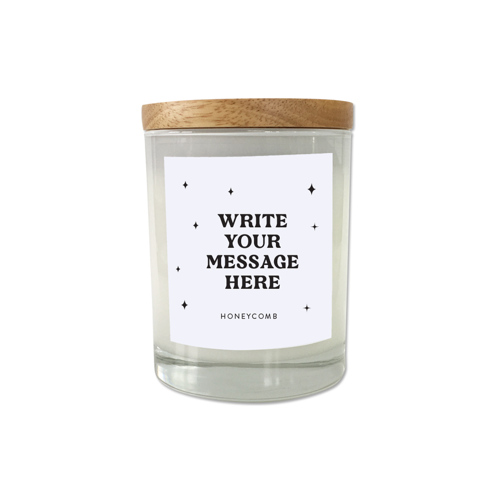 Custom Quote Candle