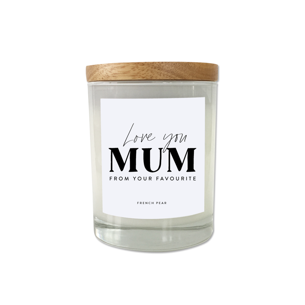 Love you mum - Candle