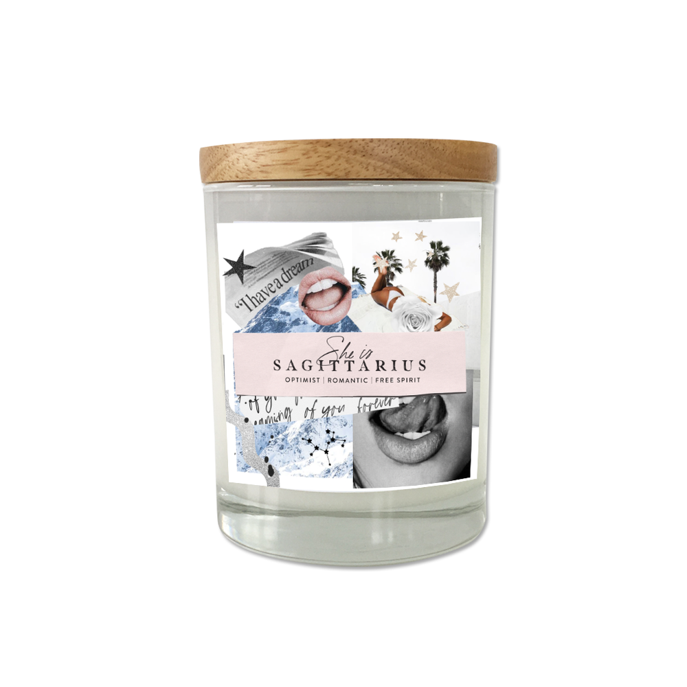 She is Sagittarius - Scented Candle