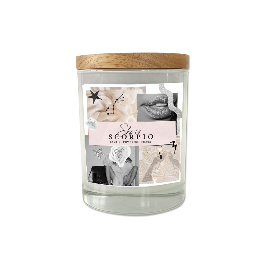 She is Scorpio - Scented Candle