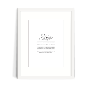 Scorpio Print