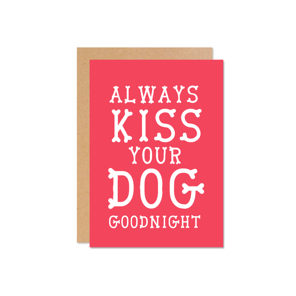 Always kiss good night