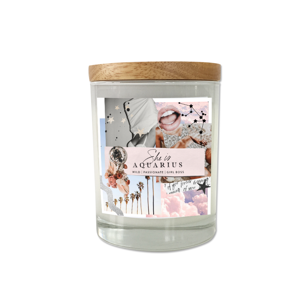 She is  Aquarius - Scented Candle