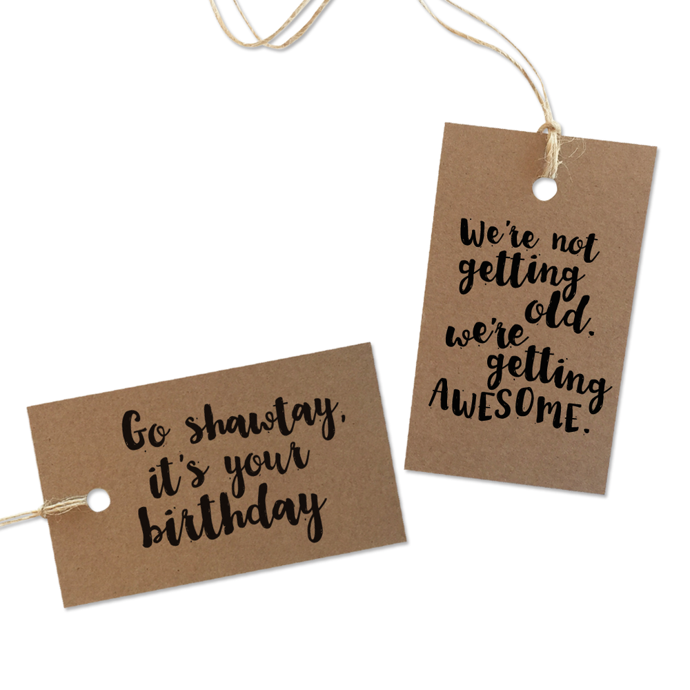 Birthday - Gift Tags