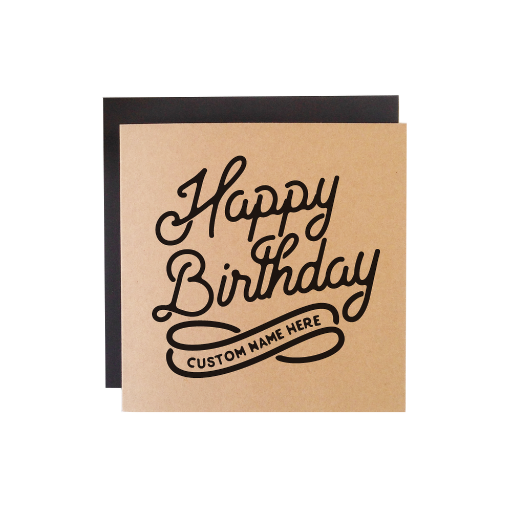 Personalised Birthday Card