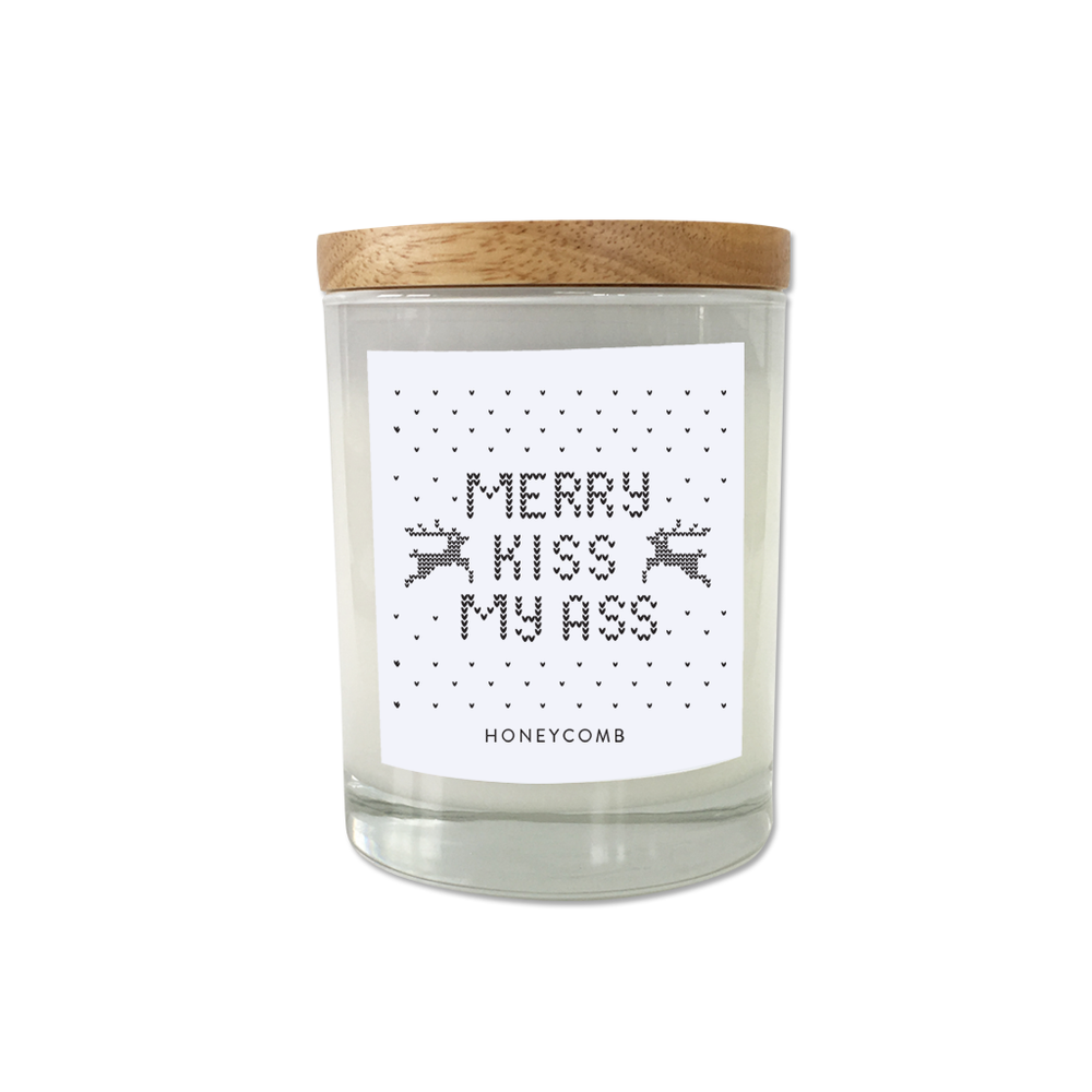 Merry Kiss My Ass - Candle