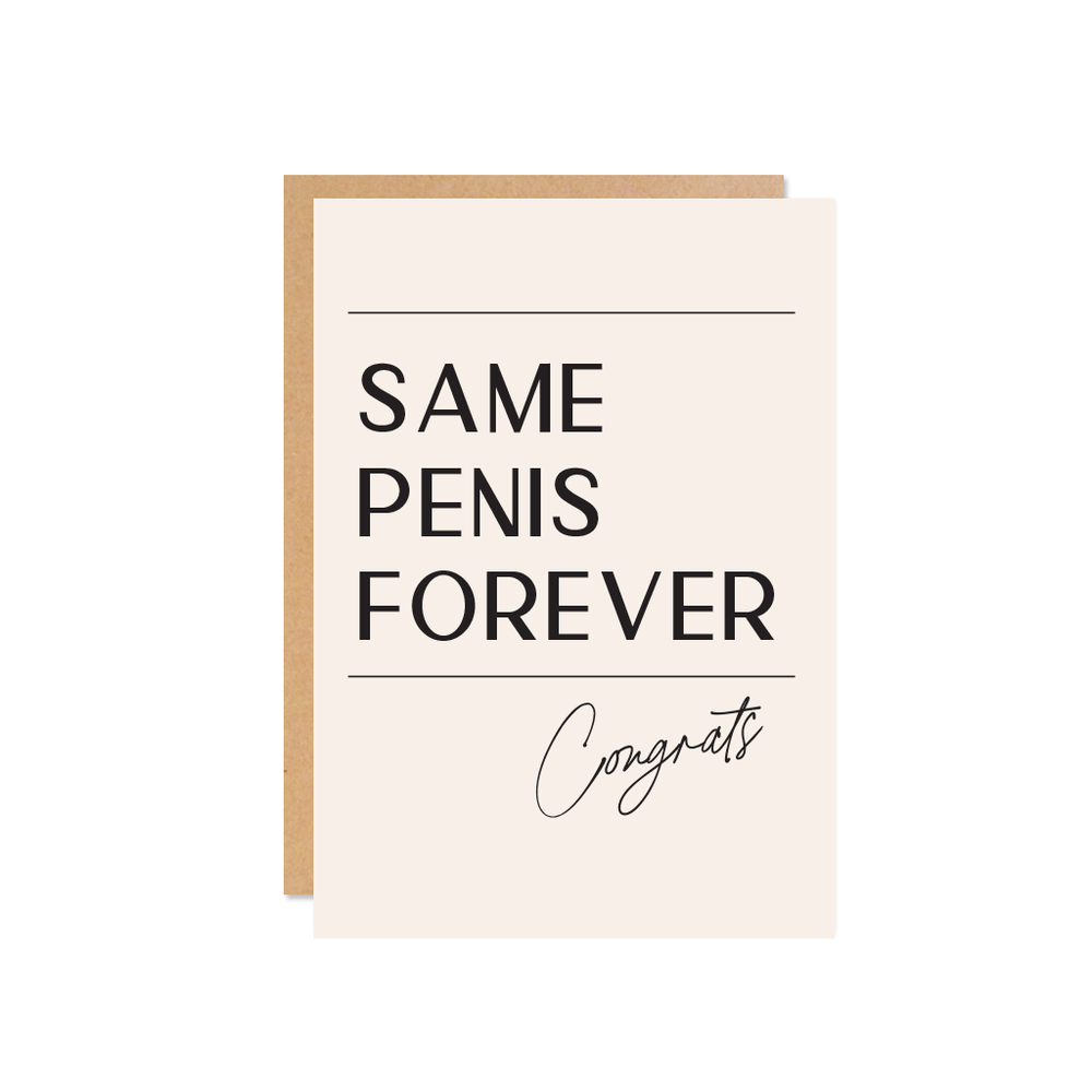 Same vagina forever